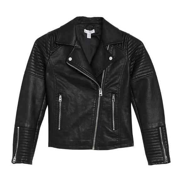 Topshop Jackets & Blazers - Topshop Rosa Faux Leather Jacket